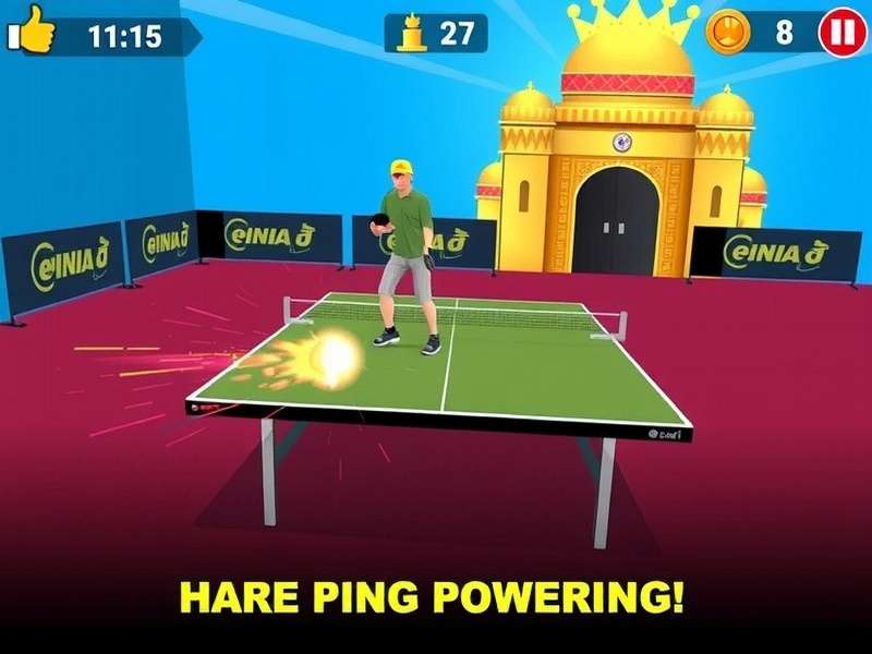 India Ping Pong King Game Screenshot